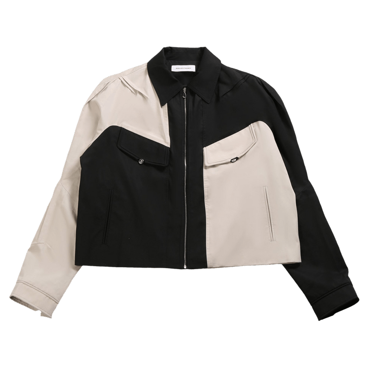 Kiko Kostadinov Alec K-Dart Blouson "Seedpearl/Black Sable"