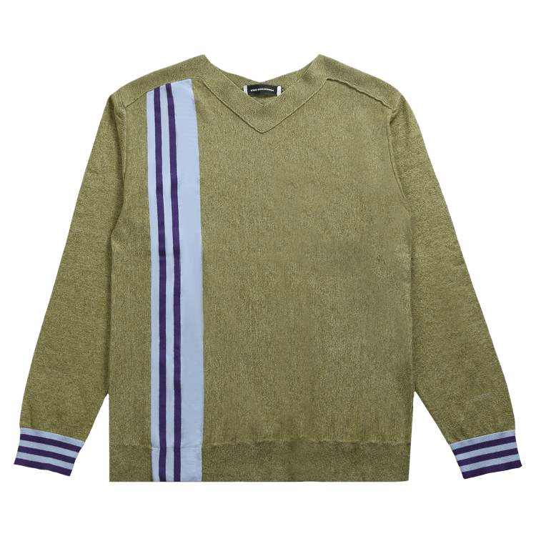 Kiko Kostadinov Ostro Jumper "Green Melange/Blue/Purple"