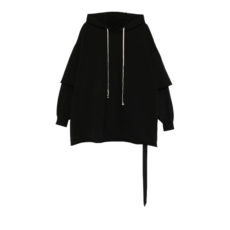 Rick Owens DRKSHDW Tommy Hustler Hoodie "Black"