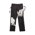Undercover Printed Linen Trousers "Black Base"