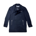 Off-White Single Breasted Hooded Trench Coat "Black"