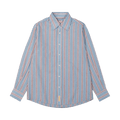 Bode Regatta Stripe Shirt "Blue/Multicolor"