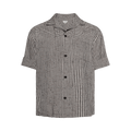Bottega Veneta Viscose Checked Shirt "Talc/Brown/Black"