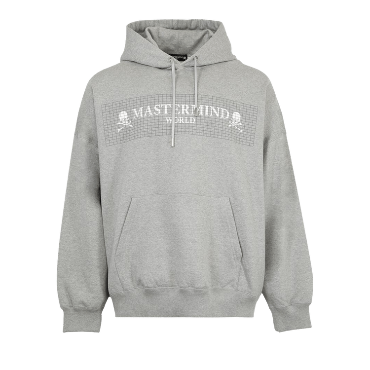 Mastermind Grid Hoodie "Top Grey"