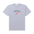 Noah Winged Foot Logo Tee "Heather Grey"