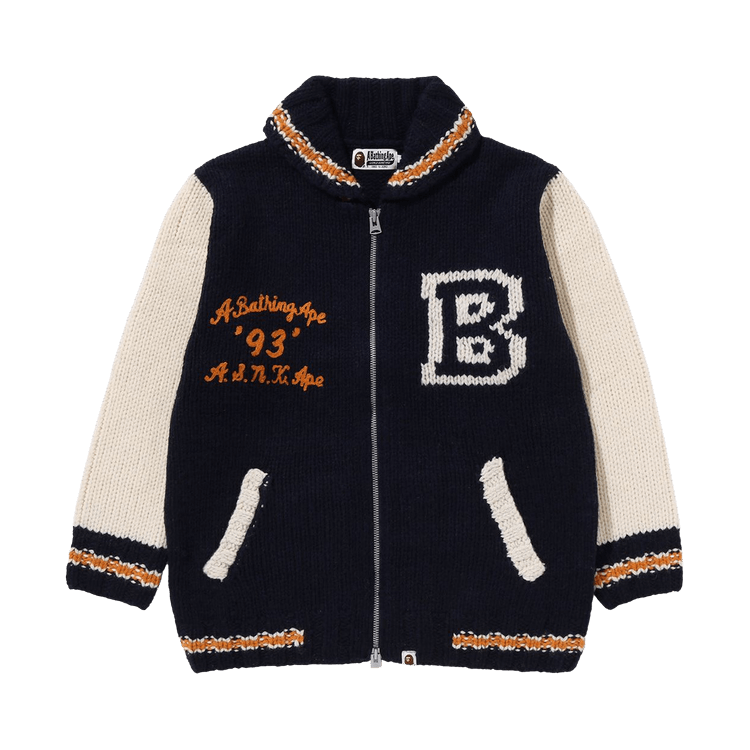 BAPE Cowichan Cardigan "Navy"