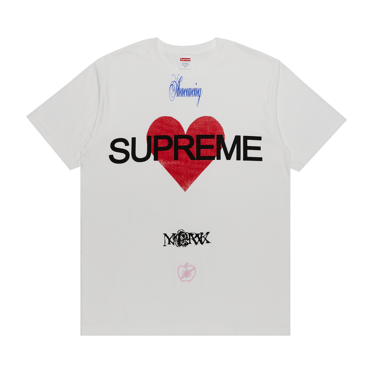 Supreme Announcing Tee "White"
