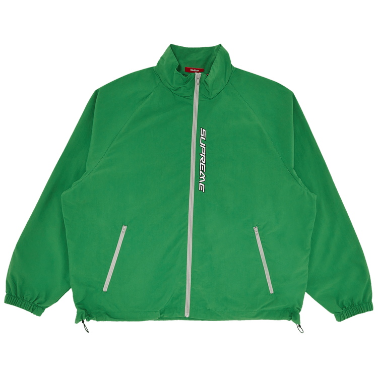 Supreme Contrast Zip Track Jacket "Green"
