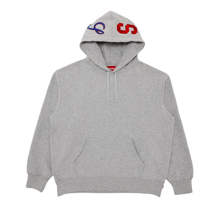 Supreme Multi S Logo Hooded Sweatshirt "Heather Grey"