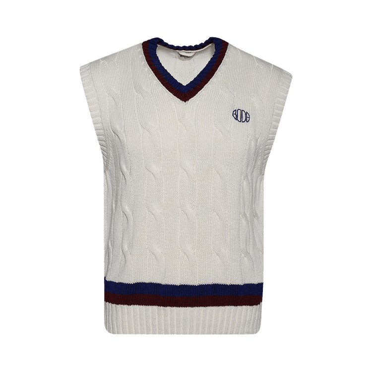 Bode Tennis Vest "Cream"