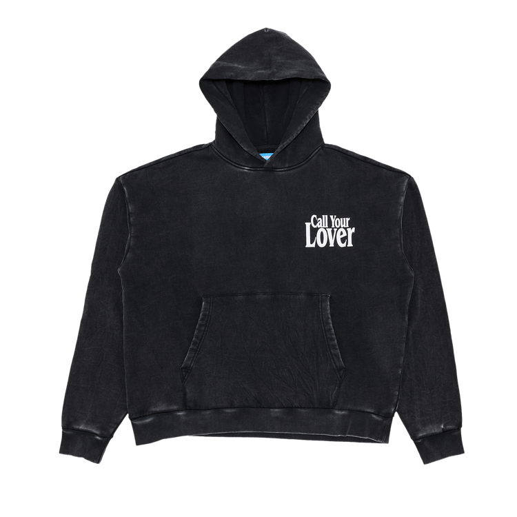 Market Call Your Lover Hoodie "Washed Black"