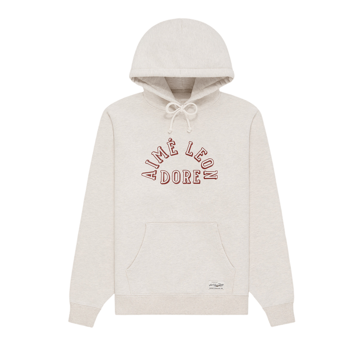Aimé Leon Dore Collegiate Logo Hoodie "Oatmeal"