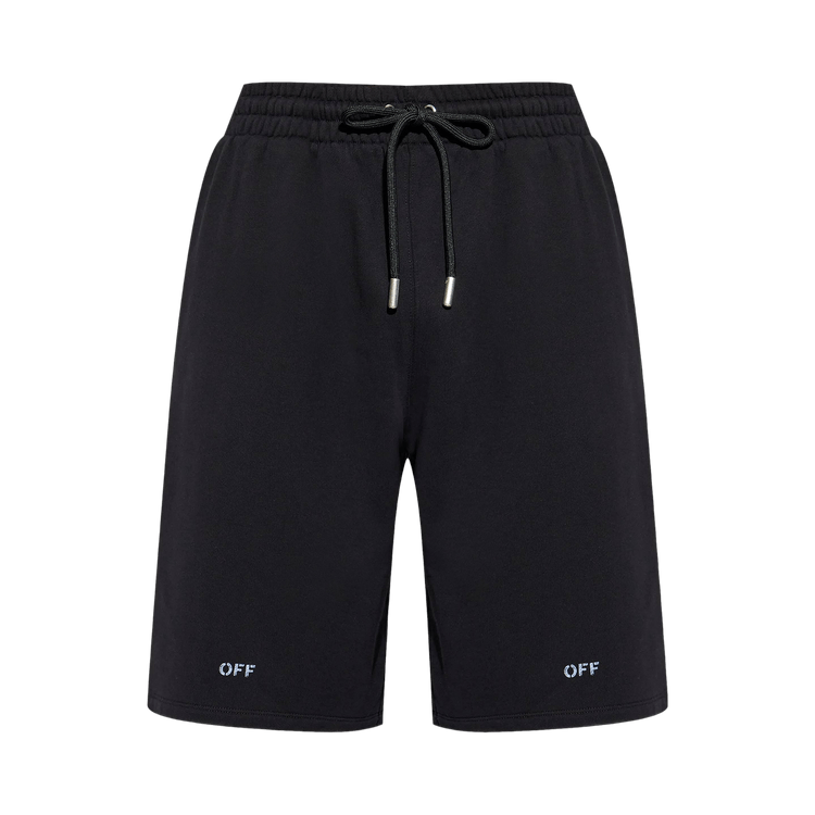 Off-White Stencil Arrow Skate Sweatshort "Black"