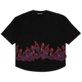 Palm Angels Flames Over Tee "Black/Multicolor"