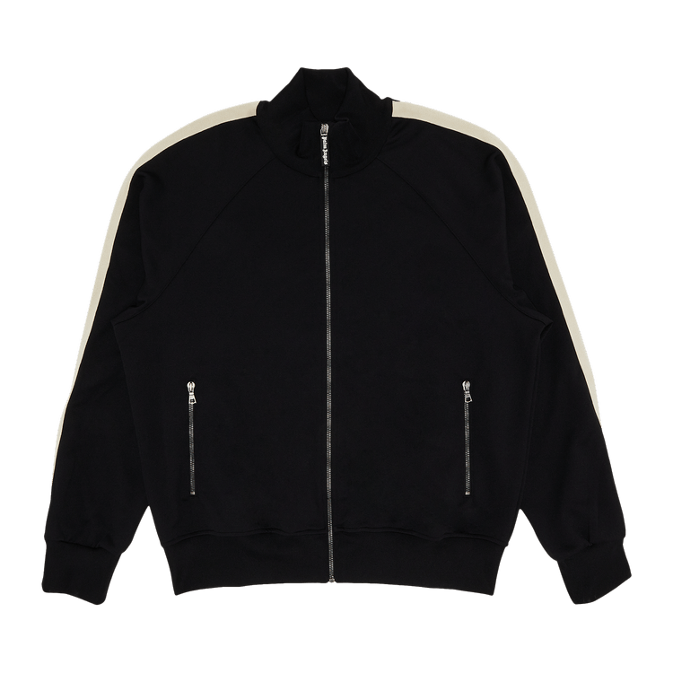Palm Angels Performance Zip-Up Track Jacket "Black/Orange"