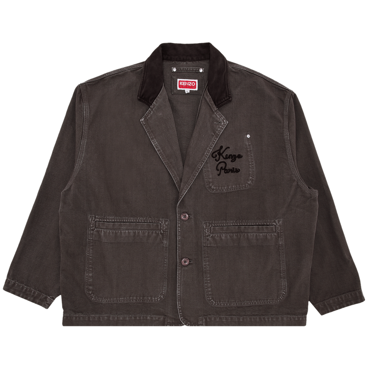Kenzo Paris Chainstitch Workwear Jacket "Taupe"