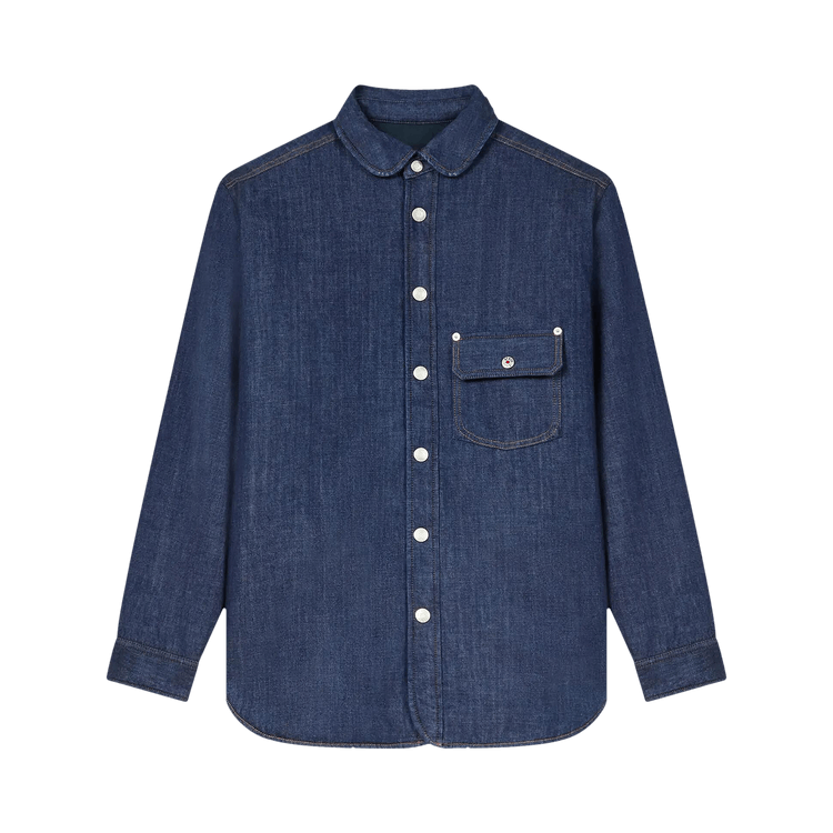 Kenzo Padded Overshirt "Rinse Blue Denim"