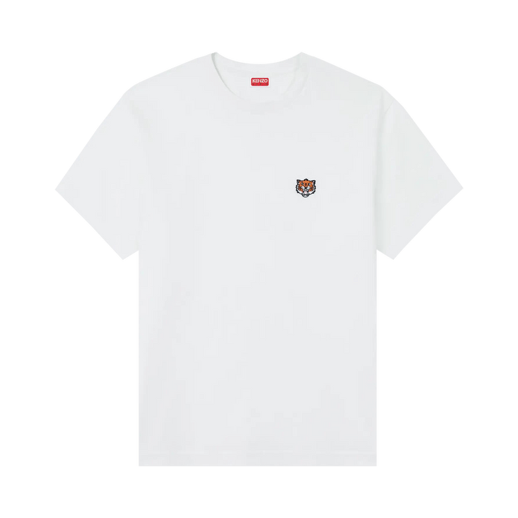 Kenzo Gots Happy Tiger Embroidered Classic T-Shirt "Off White"