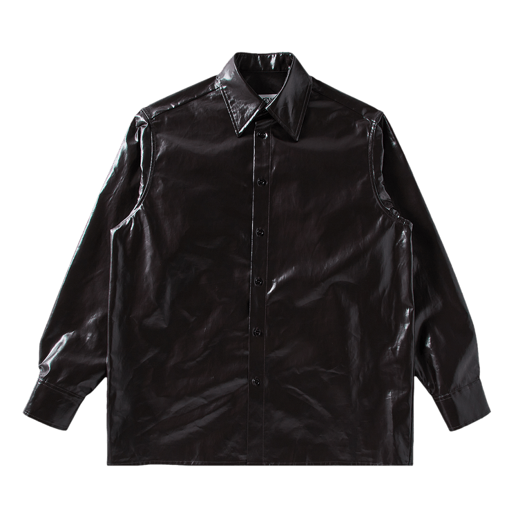 MM6 Maison Margiela Long-Sleeve Shirt "Brown"
