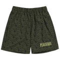 Pleasures Leaf Jacquard Shorts "Dark Olive"