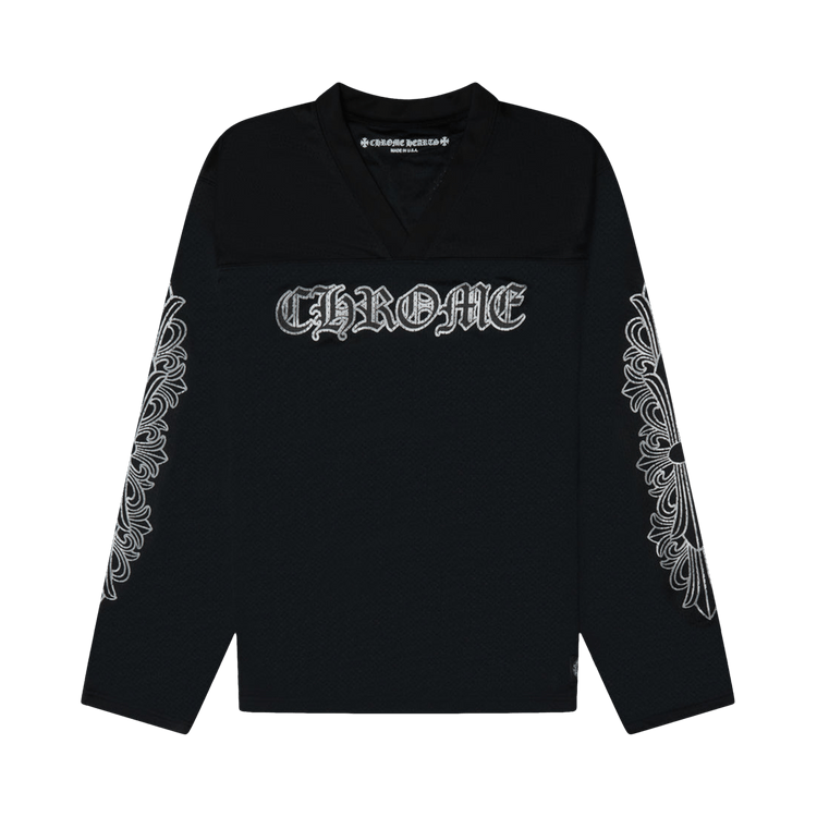 Chrome Hearts Stadium Mesh Long sleeve Jersey "Black/Gray"