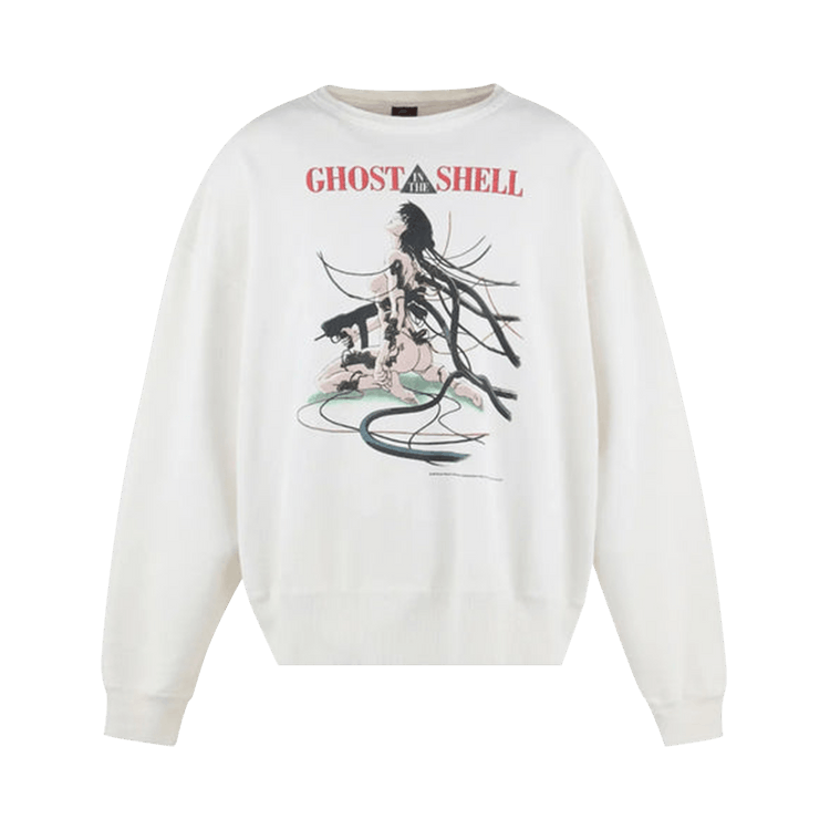 SAINT Mxxxxxx x Ghost in the Shell Crewneck Sweatshirt "White"