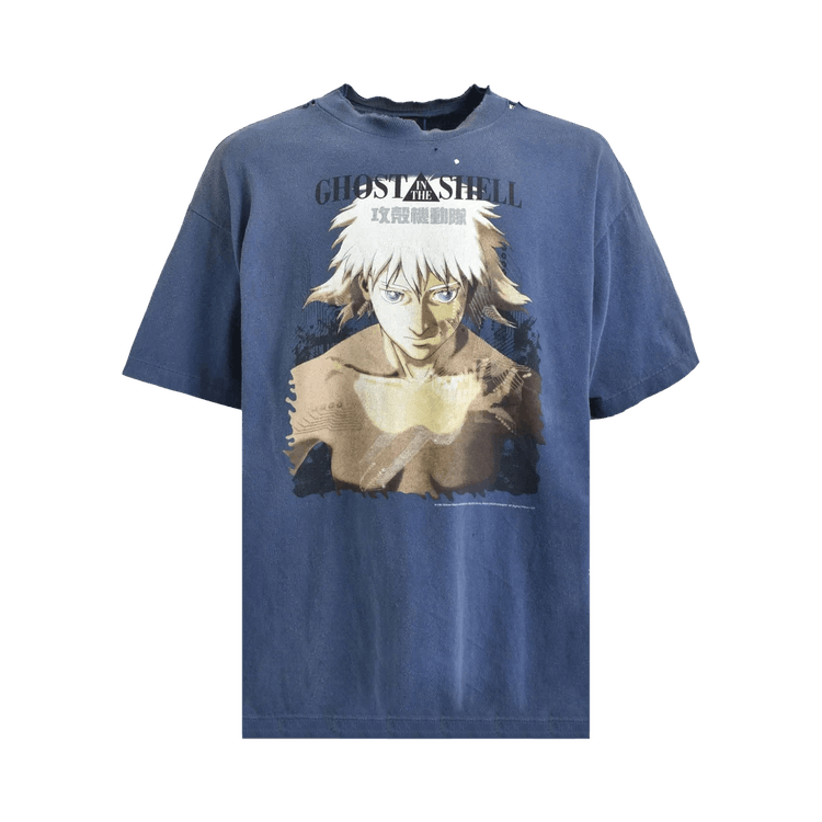 SAINT Mxxxxxx x Ghost in the Shell Tee "Navy"