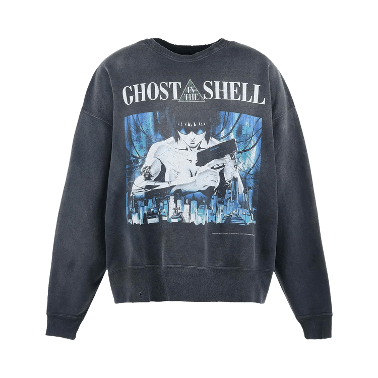 SAINT Mxxxxxx x Ghost in the Shell Crewneck Sweatshirt "Black"