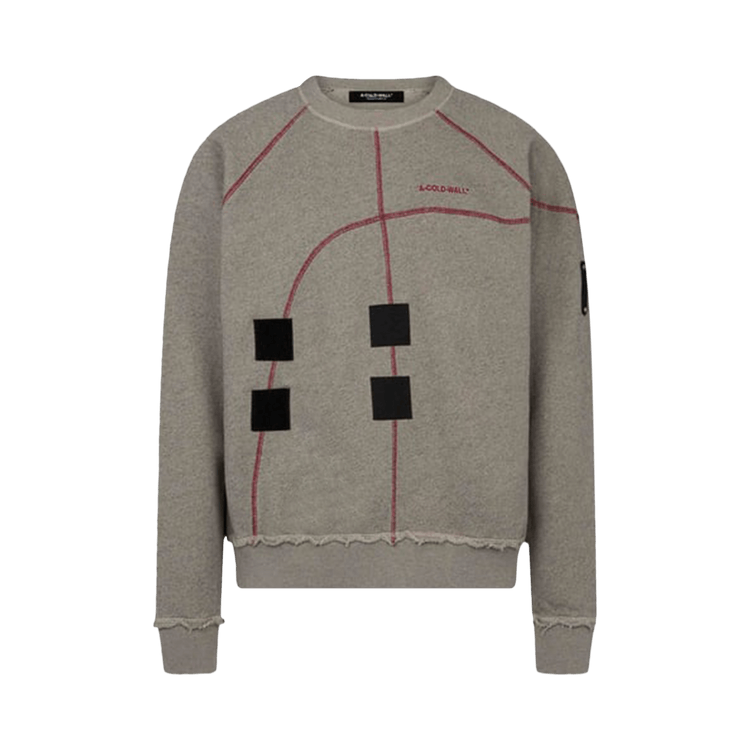 A-Cold-Wall* Intersect Crewneck Sweatshirt "Cement"