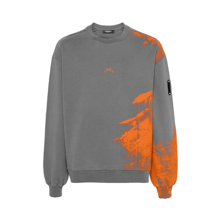 A-Cold-Wall* Brushstroke Crewneck Sweatshirt "Grey"