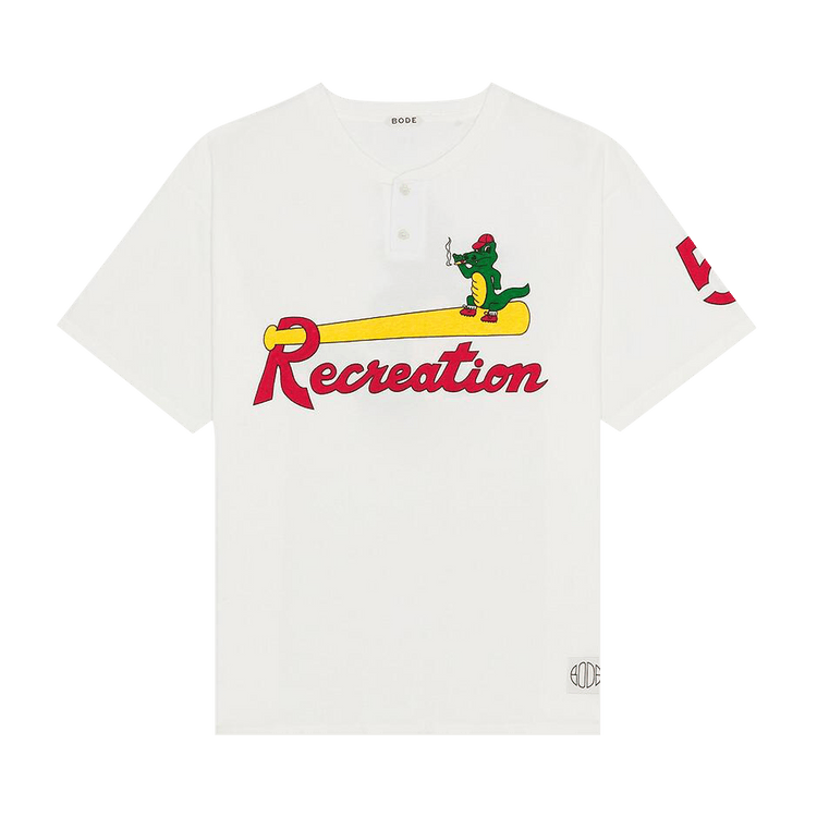 Bode Reptile Rec Tee "Cream"