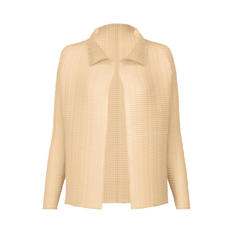 Issey Miyake Wooly Pleats 56 Shirt "Oaka Beige"
