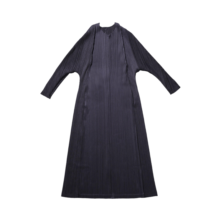 Pleats Please Issey Miyake Lantern Dress "Blue/Black"