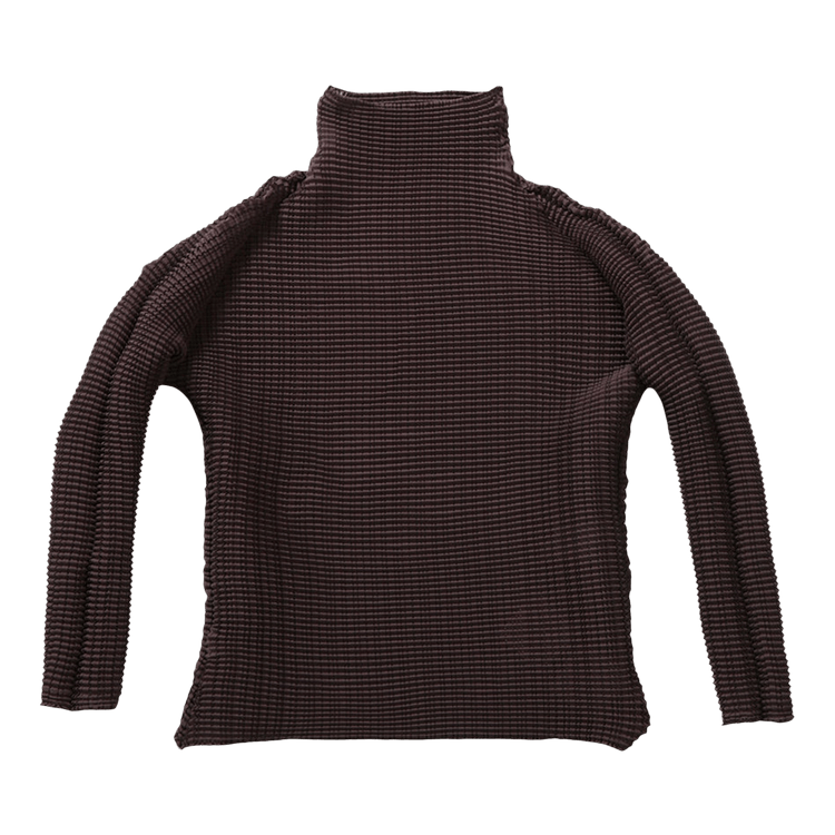 Issey Miyake Wooly Pleats 56 Shirt "Nasu Brown"