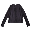 Pleats Please Issey Miyake Lantern January Blouson "Blue Black"