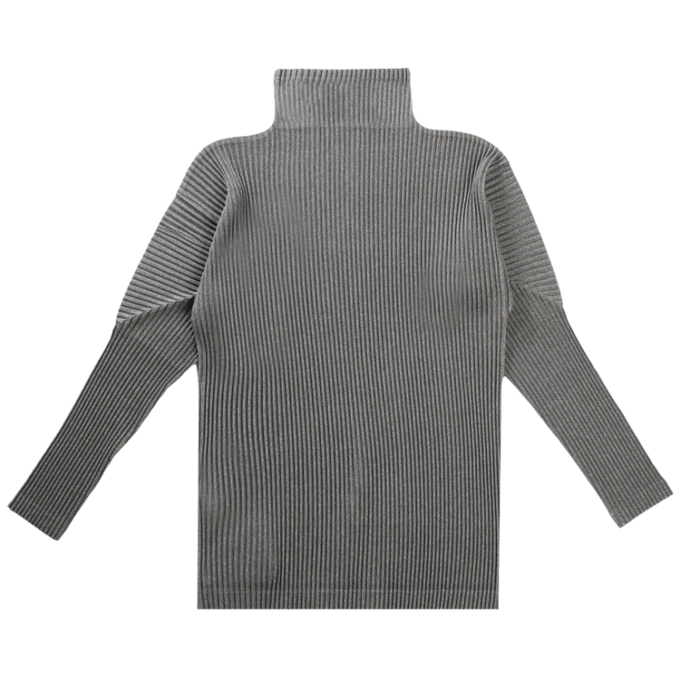 Homme Plissé Issey Miyake Heather Pleats Top "Grey"