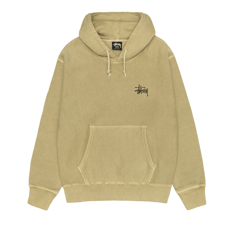 Stussy Basic Hoodie Pigment Dyed "Elm"