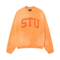 Stussy Stu Appliqué Crew "Orange"