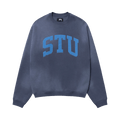 Stussy Stu Appliqué Crew "Blue"