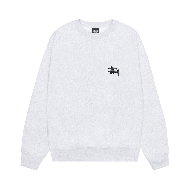 Stussy Basic Crew "Ash Heather"