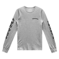 Chrome Hearts Scroll Logo Long-Sleeve Thermal T-Shirt "Grey"