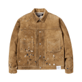 Neighborhood Drip Suede Jacket "Beige"