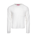The Elder Statesman Drop Needle Pocket Racing Crew "Chalk"