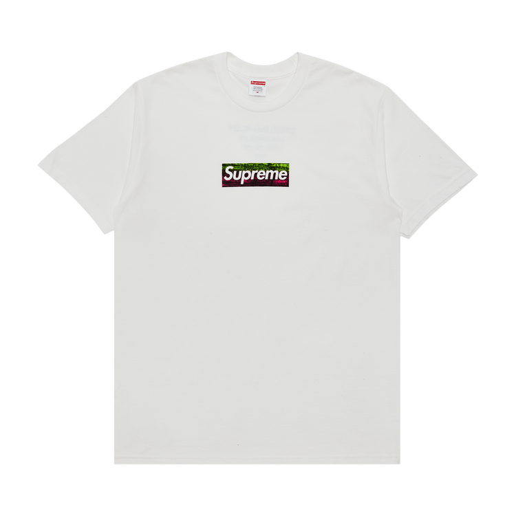 Supreme Los Angeles Fire Relief Box Logo Tee "White"