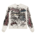 Hellstar Graffiti Long-Sleeve "White"