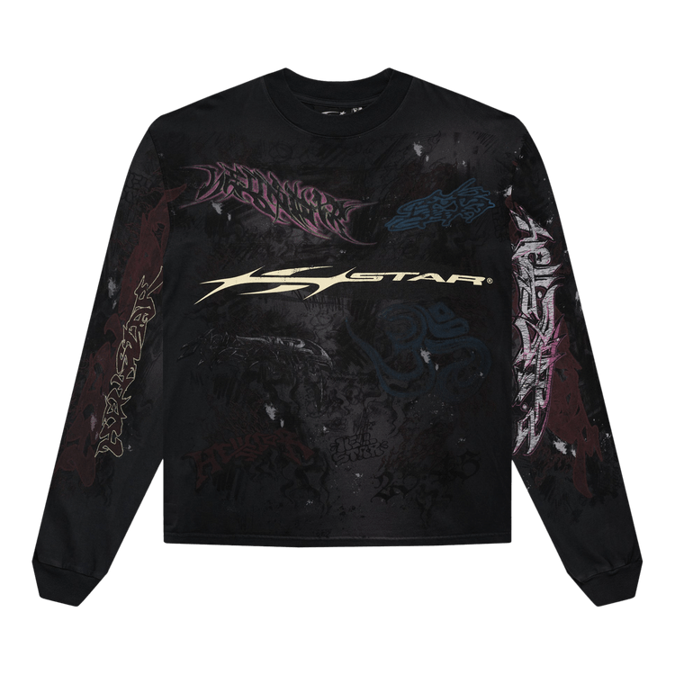 Hellstar Graffiti Long-Sleeve "Black"