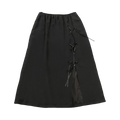 Simone Rocha Bow Slit Column Skirt "Black"