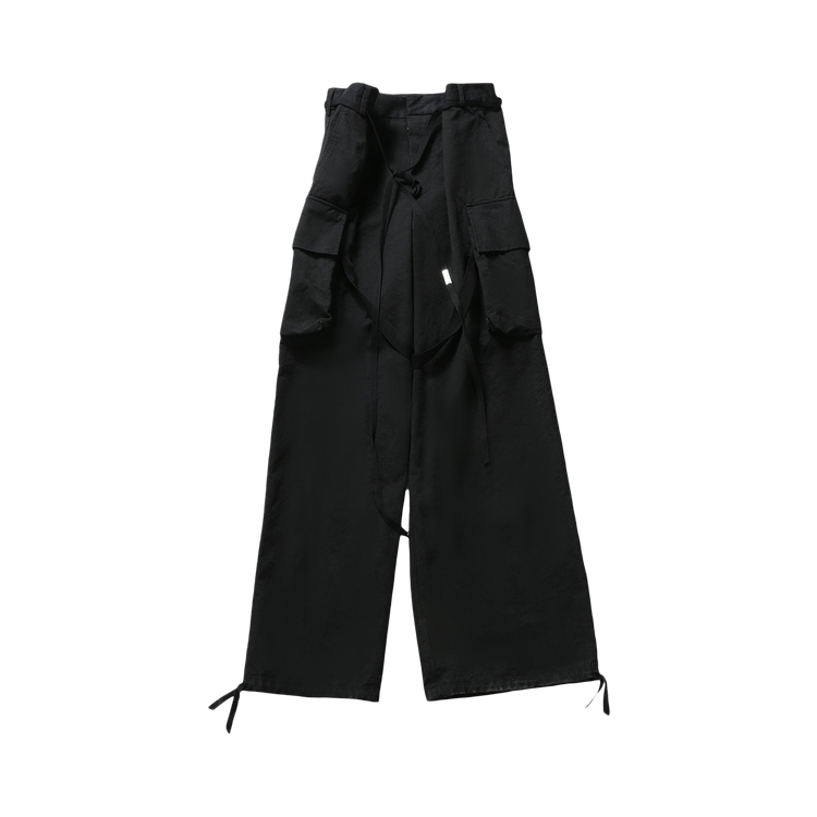 Ann Demeulemeester Natural Wash Cargo Pant "Black"