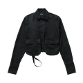 Ann Demeulemeester Cargo Shirt Jacket "Black"
