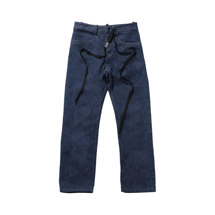 Ann Demeulemeester Herme 5-Pocket Slim Fit Cropped Trouser "Dark Blue"
